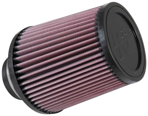 Image of K&N High-Flow Original Lifetime Universal Clamp-On Air Filter: High Performance, Premium, Washable: Flange Diameter: 2.75 In, Filter Height: 6.5 In, Flange Length: 2 In, Shape: Round Tapered, RU-4870