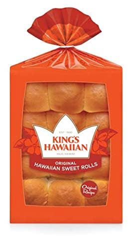 Image of King's Hawaiian Original Hawaiian Sweet Hamburger Buns, (8ct) & Original Hawaiian Sweet Rolls, (12ct)(1ea) Variety Pack