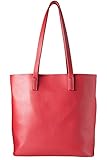 Der Shopper ist mit den Schulter-Henkel 62cm hoch, 37cm breit und 14cm tief. Die herausnehmbare Innentasche mit Reißverschluss ist 33cm breit und 22cm hoch. Unter der Handtasche befinden sich kleine Metall-Noppen, damit die Tasche optimal abgestellt werden kann.