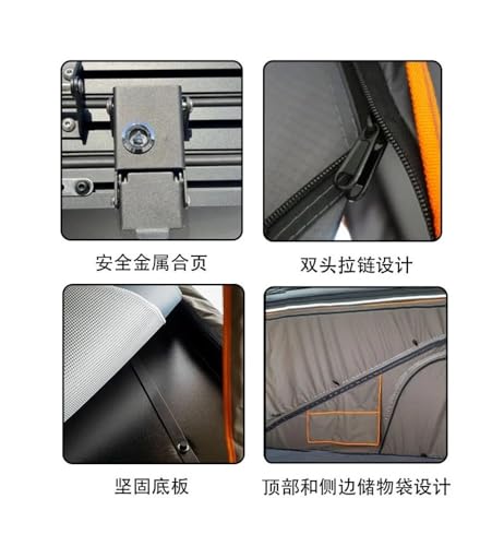 Carpa de techo rígida para auto 2-3 personas miniatura 5
