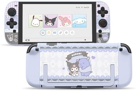 （14:30時点） Kuitmor Switch 2 Switchカバー switch2対応 スイッチ2025 スイッチ PC製 joy con 保護カバー 分体式 全面保護 薄型 傷防止 汚れ防止 対応耐衝撃 取り外し簡単 可愛い プレゼント 楽しい仲間たち (パープル)