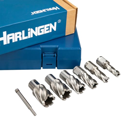 Image of 5020-5007 7 Piece Cutting Depth HSS Annular Cutters, 9 /16-15 /16 X 1 inch