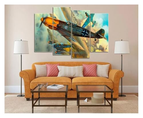 Affiche avion moderne pour habiller un mur vide de salon