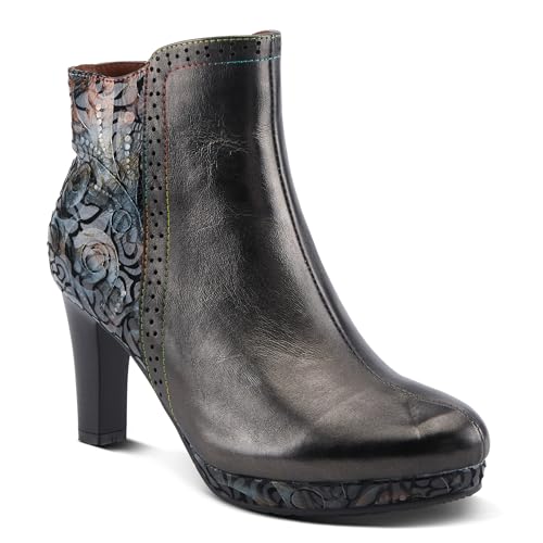 Spring Step L'Artiste Marleigh Women's Metallic Bootie - Glittering Accents, Iridescent Patterns, Enchanting Ankle Boots2