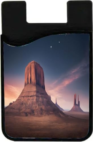 Island Gifting Neoprene Stick-on ID Card Holder for iPhone/Galaxy/Google Android Cases Featuring Image of Argentina Landmark - Beauitful Scenic Background