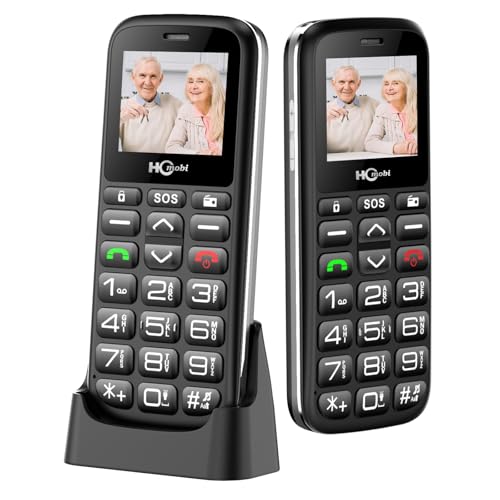 Mobile Phone for Senior, SOS,4G-LTE Big Button Basic Cell Phones for The Elderly with Speedtalk SIM Card,Speed Dail,Large Volume,Bluetooth5.0,1000mAh Battery.Senior Mobile Phone