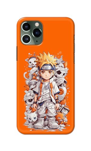 Image of PRINTFIDAA Printed Hard Back Cover Case for Apple iPhone 11 Pro Back Cover (Famous Anime Cartoon Character) -112