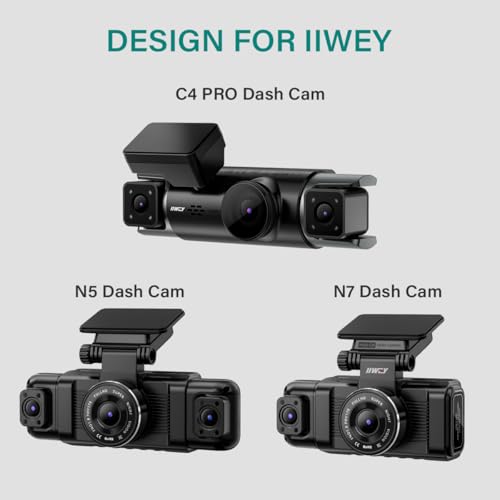 Image of Dash Cam Hard Wire Kit for IIWEY N5 /N5 PRO /N6 /N7 /C3 PRO /C4 PRO /Q7 /N9 Model, 4 Meter Dashboard Camera Car Charger Cable Kit, 12V- 24V to 5V,3A Power Adapter with LP /Mini /ATO /Micro2 Fuse for Dash Cam
