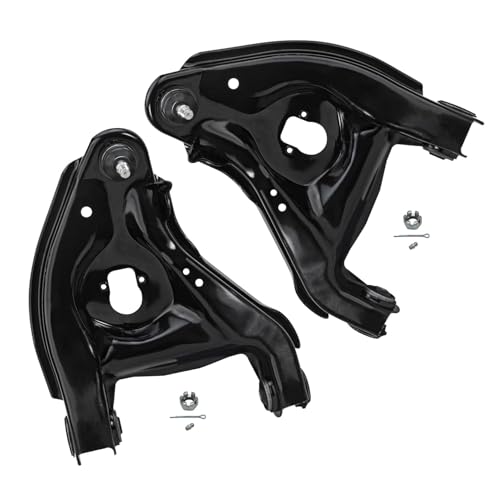 Image of Detroit Axle - 17pc Front End Suspension Kit for 96-02 Chevy Express GMC Savana 1500 2500, Control Arms w /Ball Joints Tie Rods Sway Bars Idle Pitman Arms Sleeves Brackets Replacement