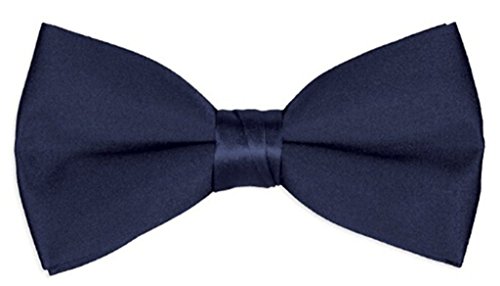 Namzi DapperLads Little Boys' Solid Color Banded Satin Bow Ties/Bowties