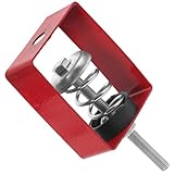 JECOMPRIS Feder vibrationsdämpfer Aufhängung Traglast Schwingungsisolator für Hvac Klimageräte Geräuscharm mit Verzinktem Stahl und Gummipuffer Inklusive Montagesatz für Deckenbefestigung