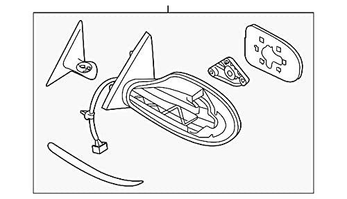 Amazon | 日産純正部品 - ミラーアセンブリ 外側 Lh (96302