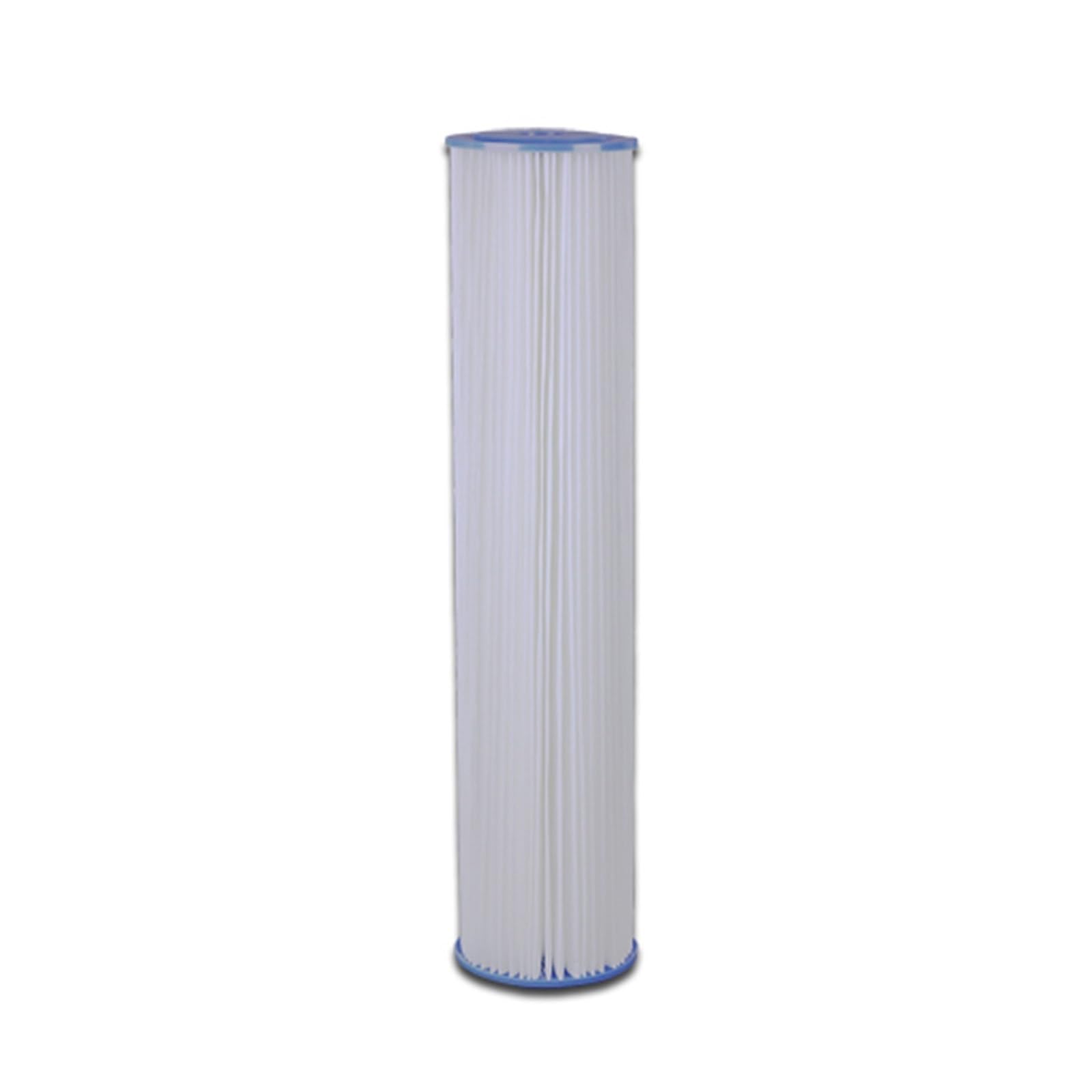 Cartuccia Filtrante For Sedimenti In Poliestere Pieghettato Da 4,5"x20" Da 5 Micron, Compatibile Con Coronwater, Cartuccia Filtrante