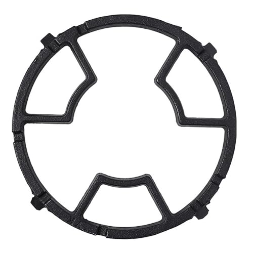 [DUREVOLE E AFFIDABILE]: Realizzato in ghisa di alta qualità, questo anello per wok per fornello è robusto e può resistere al calore della cucina quotidiana senza rompersi.