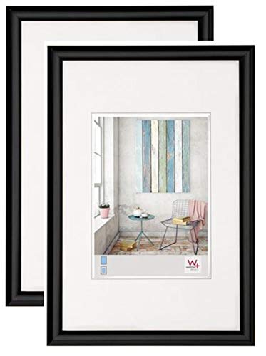 walther design Trendstyle Plastic Frame 40 x 60 cm Pack of 2 Black