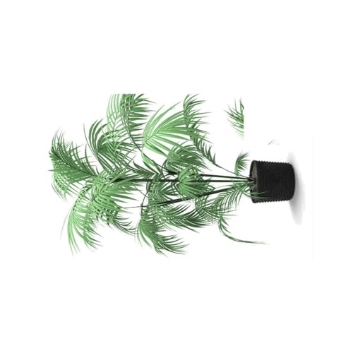 Simulation de plantes vertes en pot autocollants muraux pour chambre à coucher salon décoration murale décalcomanie