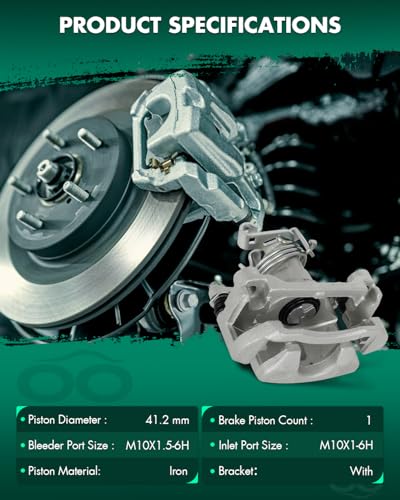 Image of SCITOO 18B4944 18B4945 Disc Brake Calipers Assembly with Bracket Fit For Buick Terraza 2005-2007,For Chevrolet Uplander 2005-2009,For Pontiac Montana 2005-2009,For Saturn Relay 2005-2007