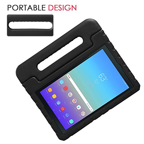 Newstyle Kids Case For Samsung Galaxy Tab A 10.5 Inch 2018 - Shockproof Light Weight Protective Handle Stand Eva Kids Case For Samsung Galaxy Tab A 10.5 2018 Model Sm-T590 T595 T597 (Black) #TOP4