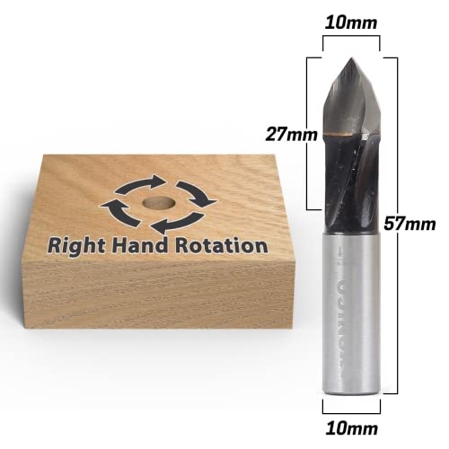 YONICO Boring Bits Through Hole Right Hand (5 Pack) 10mm 10mm Shank 42110R-5PK