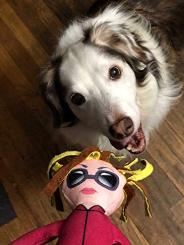 Juguete mordible y sonoro para perros Taylor Toy Karen miniatura 4