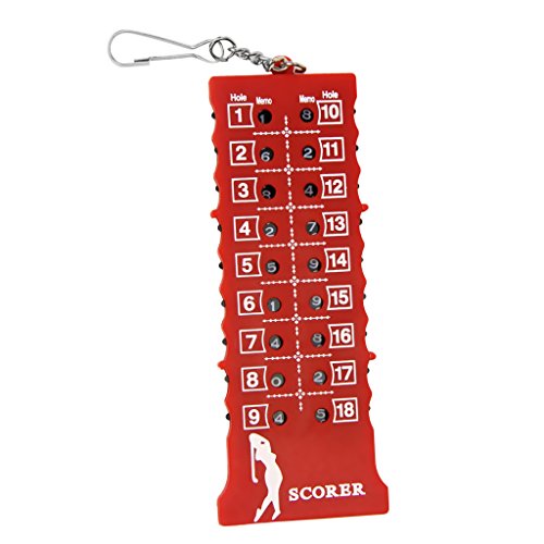 YIJU 3 Peças de Golfe com 18 Buracos E Contador de Golpes Ferramenta de Pontuação Kaychain Bolsa Dec