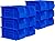 Akro-Mils 30230 AkroBins Plastic Storage Bins, Space-Saving Stackable Bins for Garage, Pantry, Craft Organization, 11-Inch x 5-Inch x 5-Inch, Blue, 12-Pack