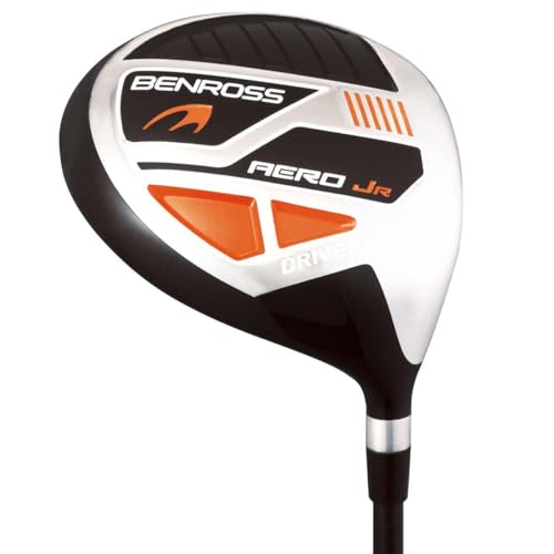 Benross Aero Green Junior Golf Driver – HL Driver for Kids – Oversized Clubhead, Lightweight Graphite Shaft, High Lofted Face – Perfect Beginner Golf Club for Juniors