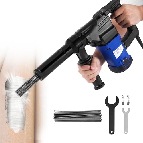 Electric Needle Scaler 1100W Industrial Rust Remover with 100Pcs Needles