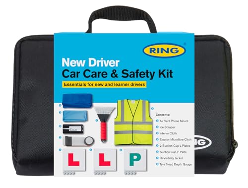 RING Car Care & Safety Kit Starter Pack: Essential For New Drivers