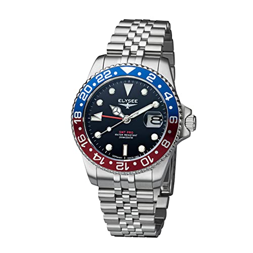 Elysee GMT Pro. Quarz 20 ATM