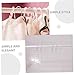Alipis 30pcs Metal Circular Shower Curtain Rustproof Hanging Hooks for Bathroom Elegant Design Easy to Clean for All Curtain Styles