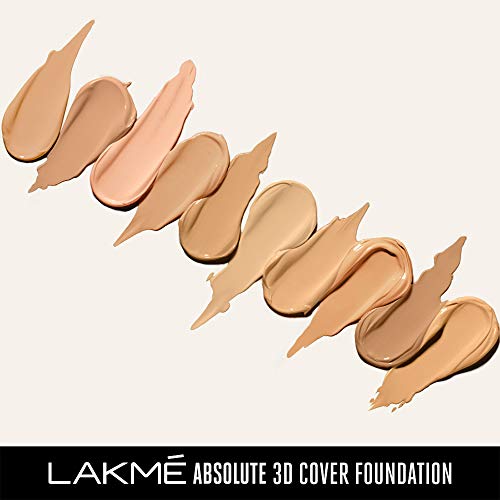 Lakmé Absolute 3D Cover Foundation, Cool Ivory, 15 ml - Image 5
