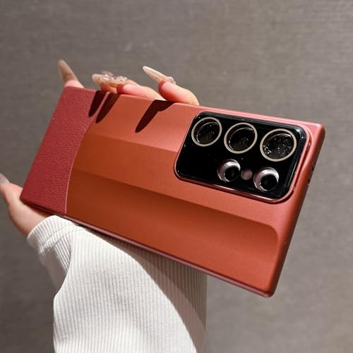 Coque Samsung S25 Ultra étui rigide de protection rouge
