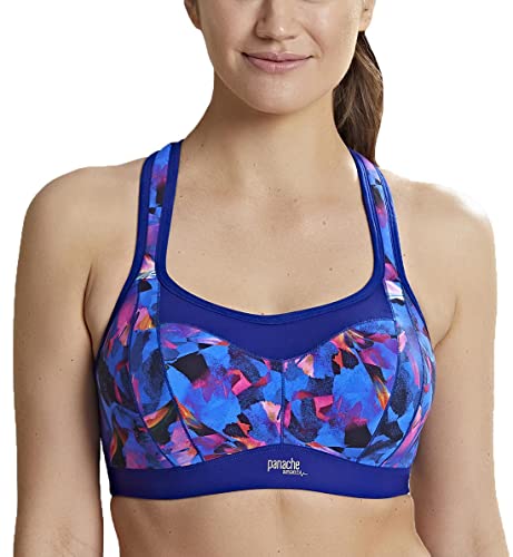 Panache Women's High Impact Underwire Sports Bra, Neon Rave, 30GG