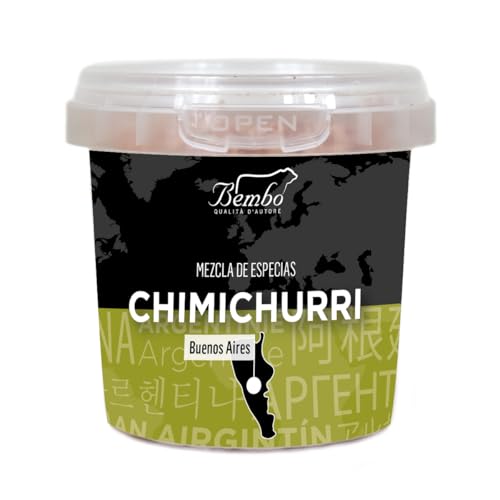 Chimichurri Rub Bembo 50 g - para Asado, Maminha, Picanha, Pescado y Verduras - Lleve su Barbacoa a un Nuevo Nivel - la Mezcla Reina del Churrasco - (Chimichurri 50 g)