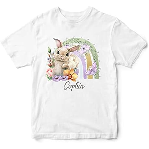 Personalised Easter Bunny T Shirt for Kids Cover