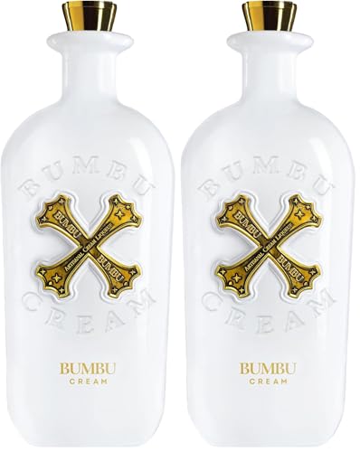 BUMBU Cream Liqueur de Rhum – 15%, 70cl (Lot de 2)
