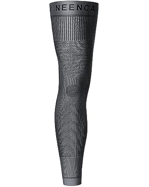 NEENCA Compression Leg Sleeve - Long Knee Sleeve, Ultra-thin Leg Sleeve with Graphene Ions Infused Fabric for Knee Pain Relief, Swelling, Arthritis, Poor Circulation, Runner, Sports - FSA/HSA Approved