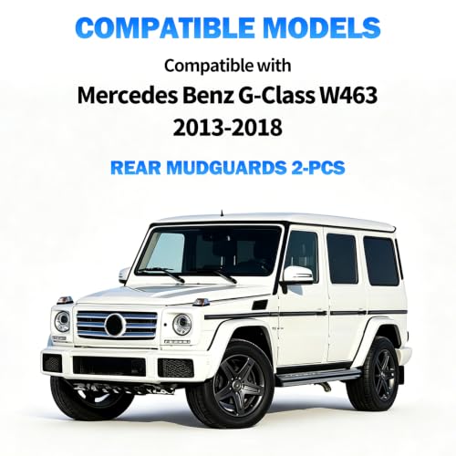 Image of Mud Flaps Splash Guards for Benz G-Class G55 G63 G500 G550 W463 2013-2018