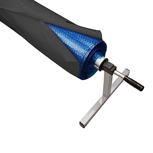 Telo di copertura per telone, con coulisse, impermeabile, antipolvere, per piscina, sistema di avvolgimento