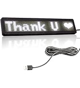 Amazon | 小型LED電光掲示板 軽量白色LED看板 流れる文字LED