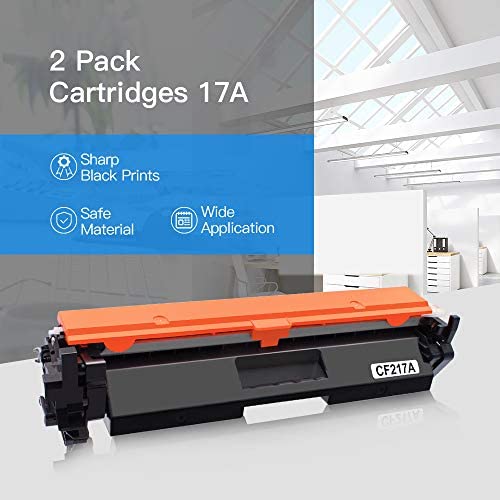 Lxtek Compatible Toner Cartridge Replacement For Hp 17A Cf217A To Compatible With Laserjet Pro M102W M130Fw, Laserjet Pro Mfp M130Fw M130Nw M130Fn M130A Printer, 2 Black, High Yield(With Chip) #TOP1