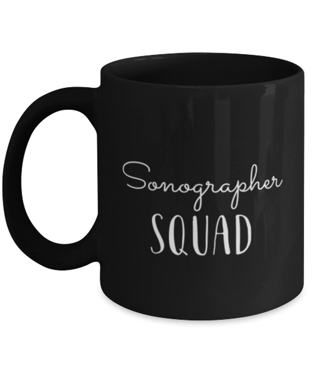 Teegarb Letter BlanketCoffee Mug Funny Sonography Squad Ultrasound Tech