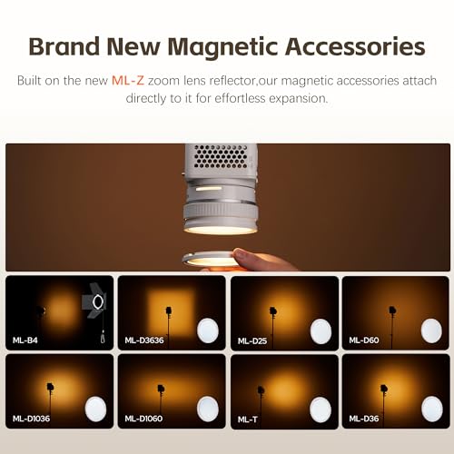 Image of GODOX ML150Bi LED Video Light BI-Color 2800K-6500K,Portable Handheld Led Photo Monolight,CRI 96+ TLCI 96+,61054Lux@1m,Support NFC&APP, for Photographers,Filmmakers,Studios
