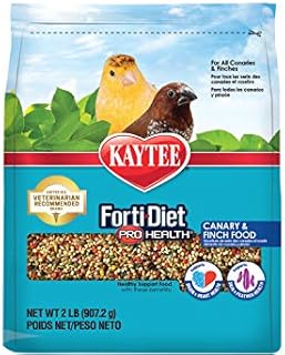 Kaytee Forti-Diet Pro Health Canary & Finch Pet Bird Food, 2 Pound
