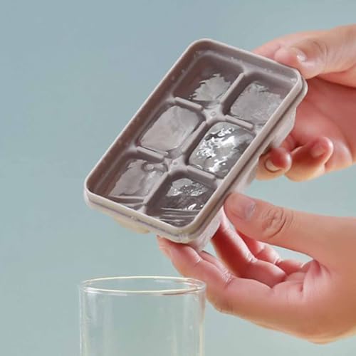 Bandeja de hielo de silicona con tapa reusable miniatura 2