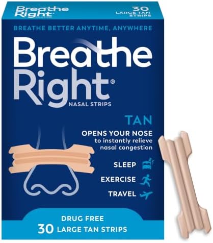 Breathe Right Nasal Strips, Large