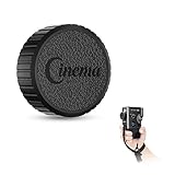 JJC Fujifilm instax mini Evo Cinema 専用レンズキャップ レンズカバー 「CINEMA」ロゴ付き 落下防止ストラップ付き ボディにマッチする 防塵 防汚 耐スクラッチ キズ防止 レンズ保護 アルミニウム合金+EVA裏面 使用簡単 軽量