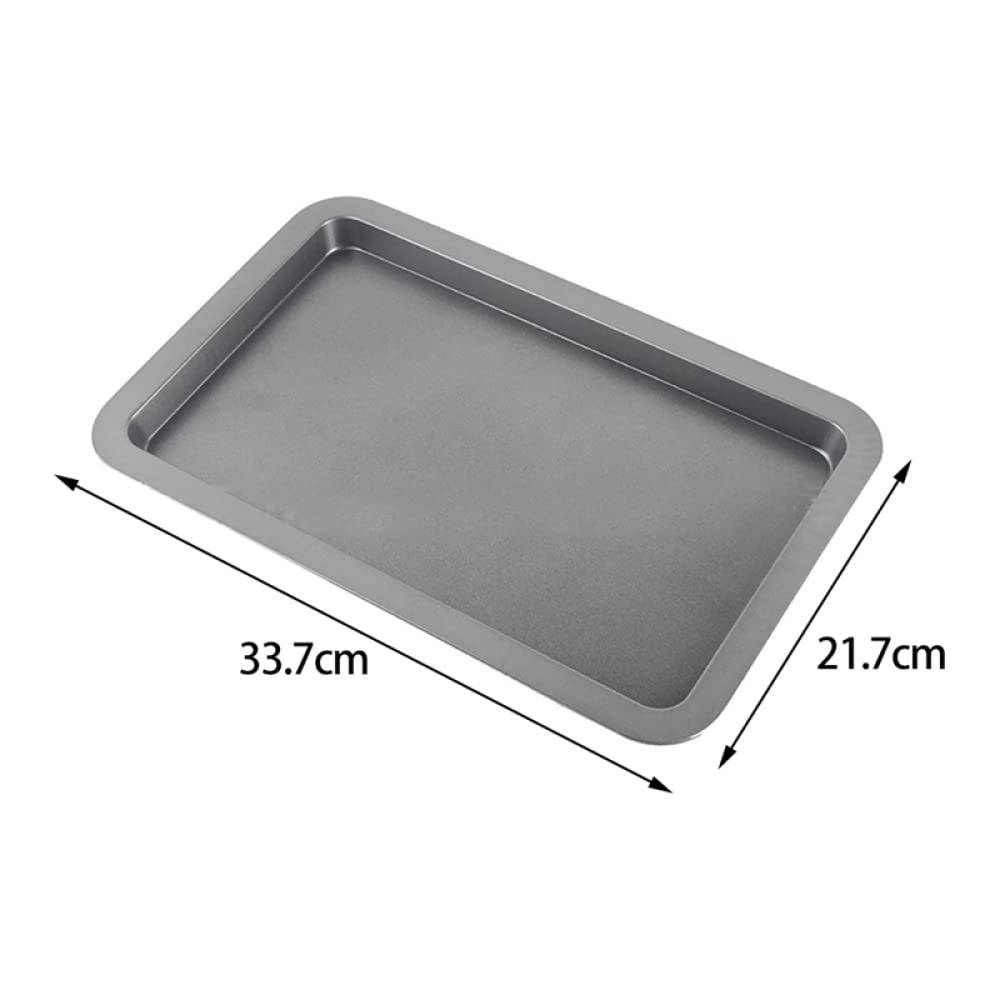 ACiyD Rechteckige Antihaft-Backformen für Backformen, Kekse, Blech, Kohlenstoffstahl, Kuchen, Metall, Backformen