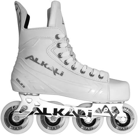 Alkali Cele III Senior Adult Junior Kids Inline Roller Hockey Skates New for 2023 (Skate Size 12 (Shoe Size 13-13.5))